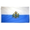3x5 ft. Nylon San Marino Flag Pole Hem Plain