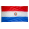 3x5 ft. Nylon Paraguay Flag Pole Hem Plain