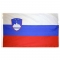 4x6 ft. Nylon Slovenia Flag with Heading and Grommets