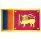 2x3 ft. Nylon Sri Lanka Flag Pole Hem Plain