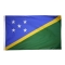 4x6 ft. Nylon Solomon Islands Flag Pole Hem Plain