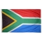 4x6 ft. Nylon South Africa Flag Pole Hem Plain