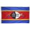 5x8 ft. Nylon Swaziland Flag with Heading and Grommets