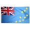 4x6 ft. Nylon Tuvalu Flag with Heading and Grommets