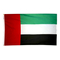 3x5 ft. Nylon United Arab Emirates Flag with Heading and Grommets
