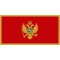 4x6 ft. Nylon Montenegro Flag with Pole Hem Plain