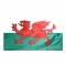 4x6 ft. Nylon Wales Flag with Heading and Grommets