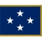 3 ft. x 4 ft. Navy 4 Star Admiral Flag Pole Sleeve & Fringe
