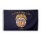5x8 ft. Nylon Merchant Marine Flag with Heading and Grommets