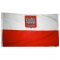 4x6 ft. Nylon Poland Flag (Eagle) Pole Hem Plain
