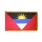 4x6 ft. Nylon Antigua/Barbuda Flag Pole Hem and Fringe