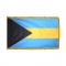 3x5 ft. Nylon Bahamas Flag Pole Hem and Fringe