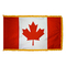 3x5 ft. Nylon Canada Flag Pole Hem and Fringe