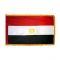 2x3 ft. Nylon Egypt Flag Pole Hem and Fringe