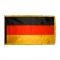 2x3 ft. Nylon Germany Flag Pole Hem and Fringe