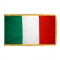 2x3 ft. Nylon Italy Flag Pole Hem and Fringe