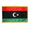 2x3 ft. Nylon Libya Flag Pole Hem and Fringe