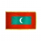 2x3 ft. Nylon Maldives Flag Pole Hem and Fringe