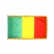 2x3 ft. Nylon Mali Flag Pole Hem and Fringe