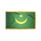 2x3 ft. Nylon Mauritania Flag Pole Hem and Fringe
