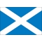 4x6 ft. Nylon Scotland of St Andrews Cross Flag Pole Hem and Fringe