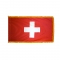 2x3 ft. Nylon Switzerland Flag Pole Hem and Fringe