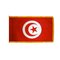 2x3 ft. Nylon Tunisia Flag Pole Hem and Fringe