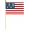 4x6 in. Cotton U.S. Flag No-Sew Spearheads