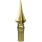 8 in. Gold ABS Styrene Square Spear