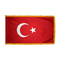 2x3 ft. Nylon Turkey Flag Pole Hem and Fringe